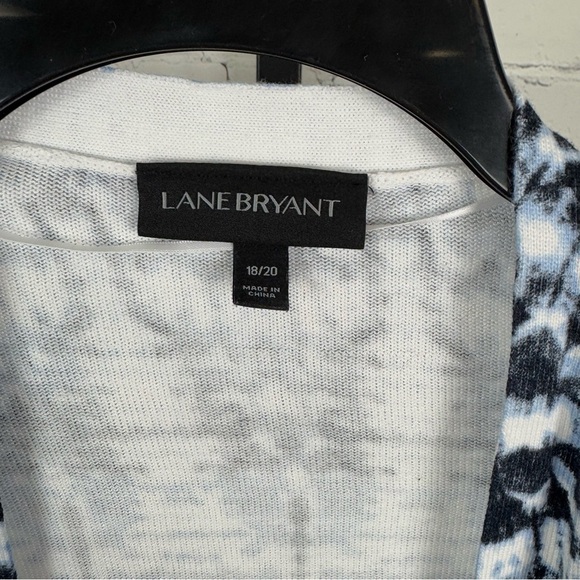 Lane Bryant Plus Size Open Front Cardigan Abstract Print Size 18/20 - Picture 4 of 6